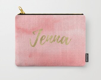 Personalized Zipper Pouch, Small Makeup Bag Large, Personalized Cosmetic Case, Custom Makeup Bag, Travel Accessories, Pencil Pouch