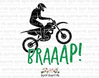 Braaap SVG, Braaap Iron-on, Motocross Cutting filr svg, dirt bike svg file, motorcross dirtbike motor cross svg file shirt design