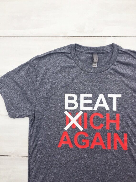 Ohio State Beat Michigan Soft Crew Neck T-shirt