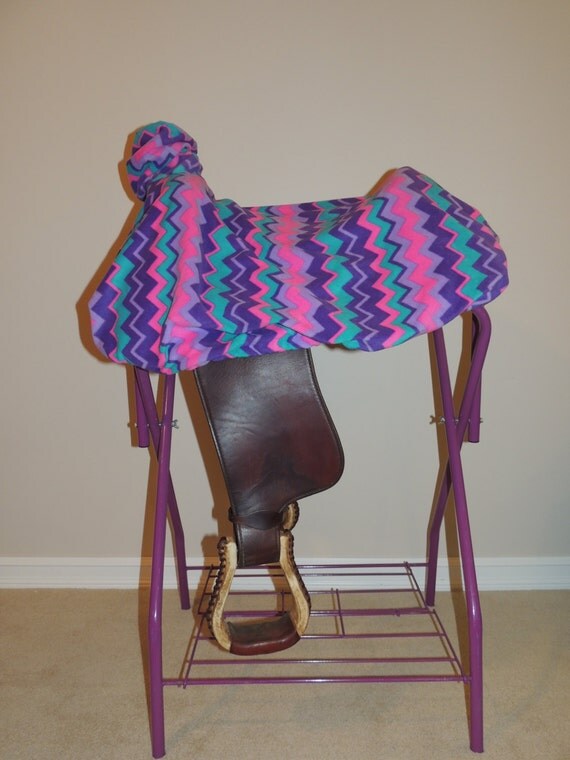 Western Saddle Cover by TheQueenOfPolos on Etsy