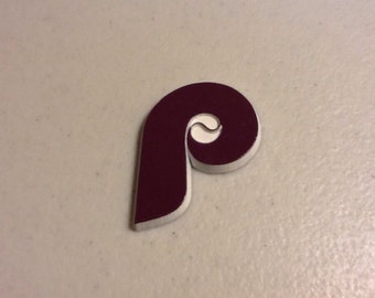 Vintage Philadelphia Phillies Standing Board baseball magent 1970's