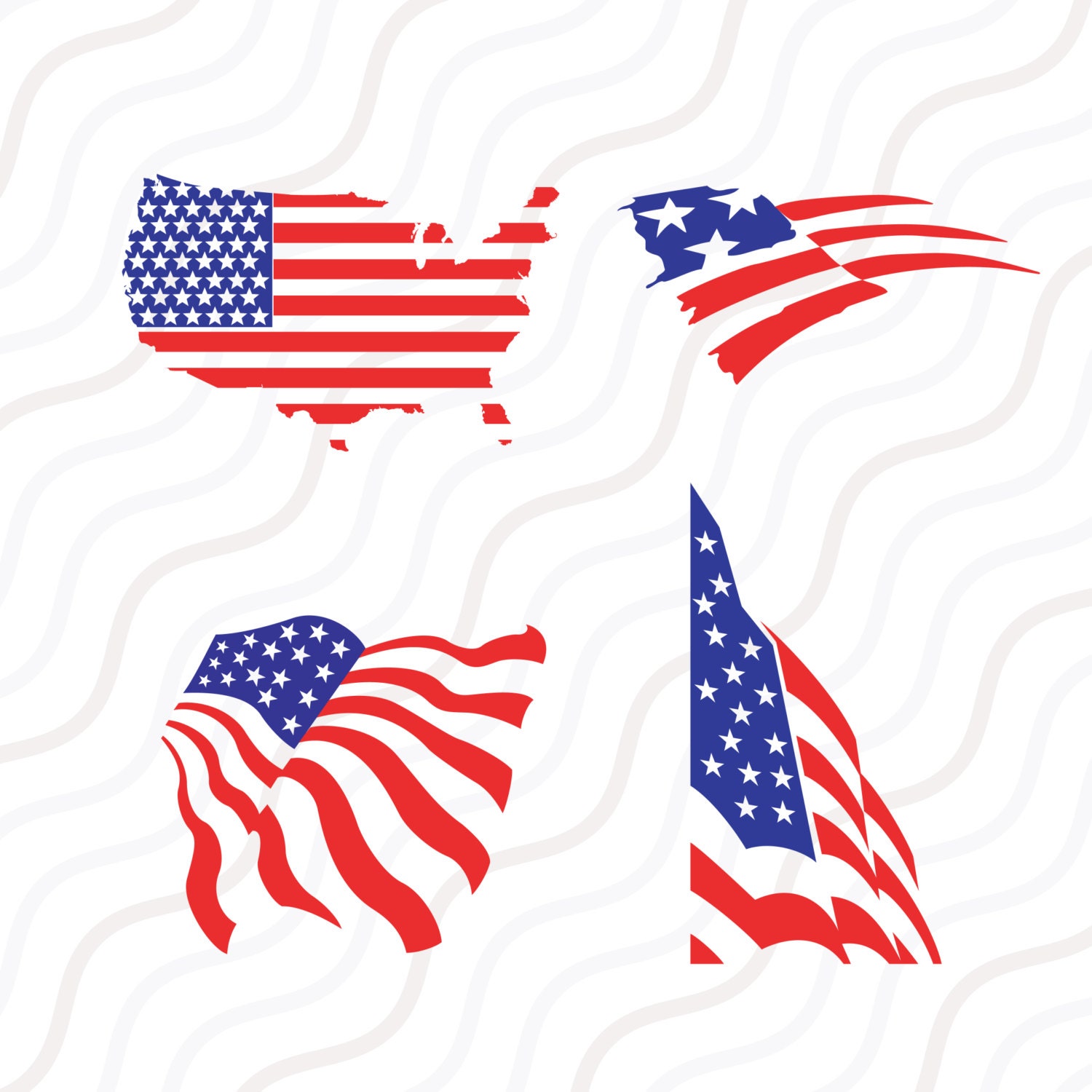 Download American Flag SVG USA Flag svg 4th of July SVG Cut table
