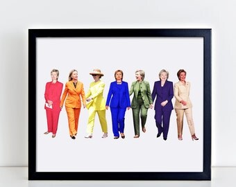 Hillary Clinton Pantsuit Queen, digital printable, printable, hillary clinton, hillary clinton pantsuit