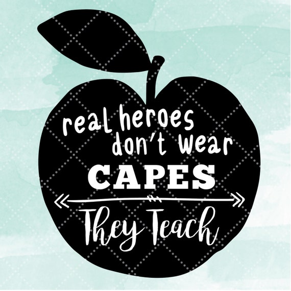 Download SVG File Real Heros Don't Wear Capes They