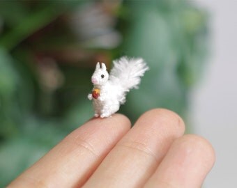 Sweet Tiny Squirrel Micro Crochet Small Amigurumi Animals