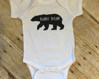 Baby bear onesie // Baby Bear shirt // baby shower gift // unisex baby onesie // baby shirt // toddler shirt //