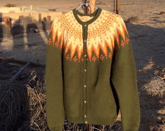 Vintage 100 % Wool Turi Ski Sweater