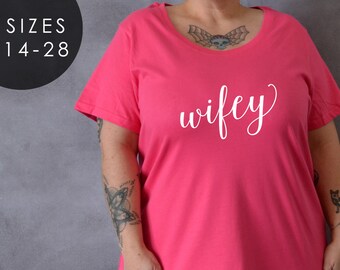 Wifey Shirt, Plus Size Shirts, Mrs Shirt, Honeymoon Shirt, Bridal Party Shirts, Plus Size Bride, Feyonce, Gift for Bride, Future Mrs.