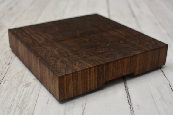 Extra thick Black walnut butcher block cutting board