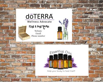 doTERRA Business Cards/Your information/ Essential Oils