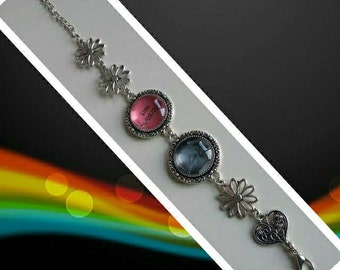 Link Bracelet with 2 photos and/or text of your choice.