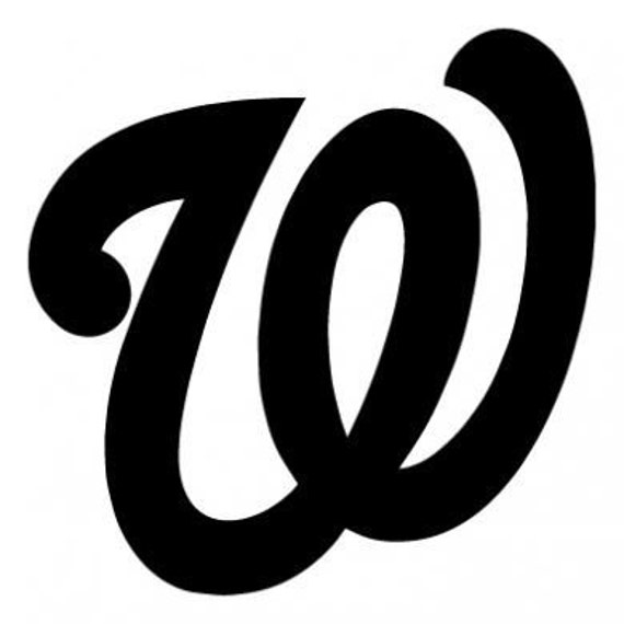 Vinyl Decal Sticker - Washington Nationals Decal for Windows, Cars, Laptops, Macbook, Yeti, Coolers, Mugs etc