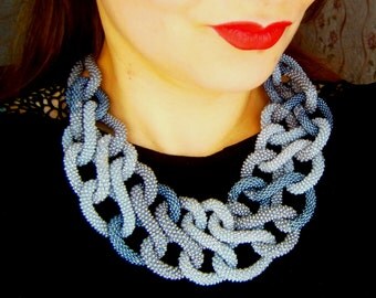Necklace, beads band, beads, beads bijouterie, carcanet