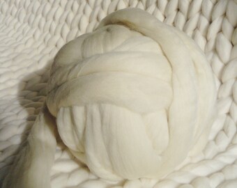 Merino wool roving Grosse laine mérinos Big yarn Merino wool yarn Super bulky yarn Giant yarn Roving Wool roving Yarn Wool yarn