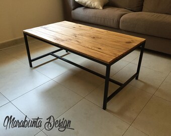 Industrial coffee table