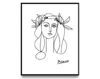 Picasso, Picasso Print, Pablo Picasso, Pablo Picasso Art, Fine Art Print, Picasso Art, Picasso Sketch, Printable Art, Art Prints