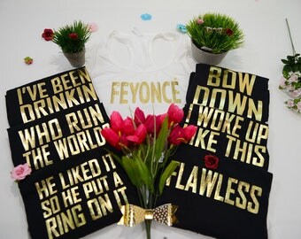 Feyonce tank top, bachelorette party tanks, Bridal party tank, bridesmaid tanks, bachelorette tanks, Bridesmaid gift D109