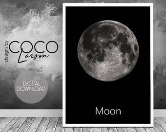 Moon Wall Art moon wall art | etsy Moon Wall Art moon wall art | etsy