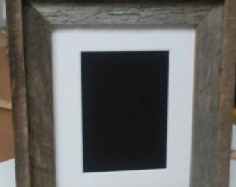 Reclaimed barnwood frame