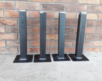 4 Coffee Table Legs - Industrial Coffee Table Legs - Metal Table Legs
