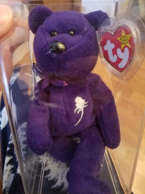 purple teddy bear princess diana