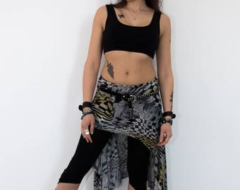 Skirt-Skirts, dance, bellydance tribal fusion for workout and lifestyle, Jersey one size (comfortable fabric from XS-L)