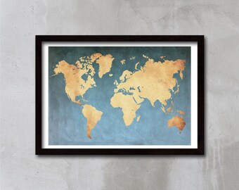 Wall Art World Map world map wall art | etsy Wall Art World Map world map wall art | etsy