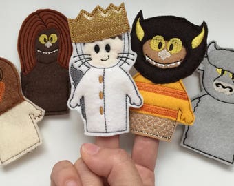 Where the Wild Things Are | Finger Puppets | Pretend Play | Kids Toys | Wild Max | Felt Toys | Toy | Monsters