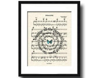 Song Lyric Wall Art song lyric art | etsy Song Lyric Wall Art song lyric art | etsy