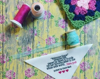 Personalized Quilt Labels, CUSTOMIZEABLE