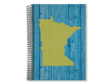 Notebook Planner | Pick Your State | Personalized Notebook | 2017-2018 Personalized Calendar Notebook | Custom Notebook