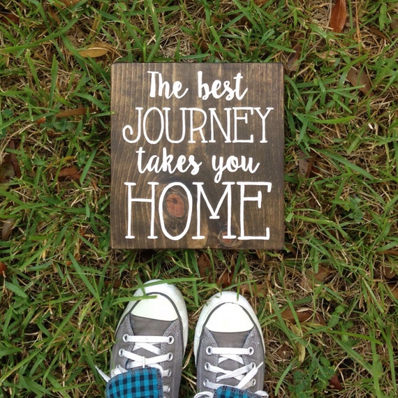 the best journey takes you home author
