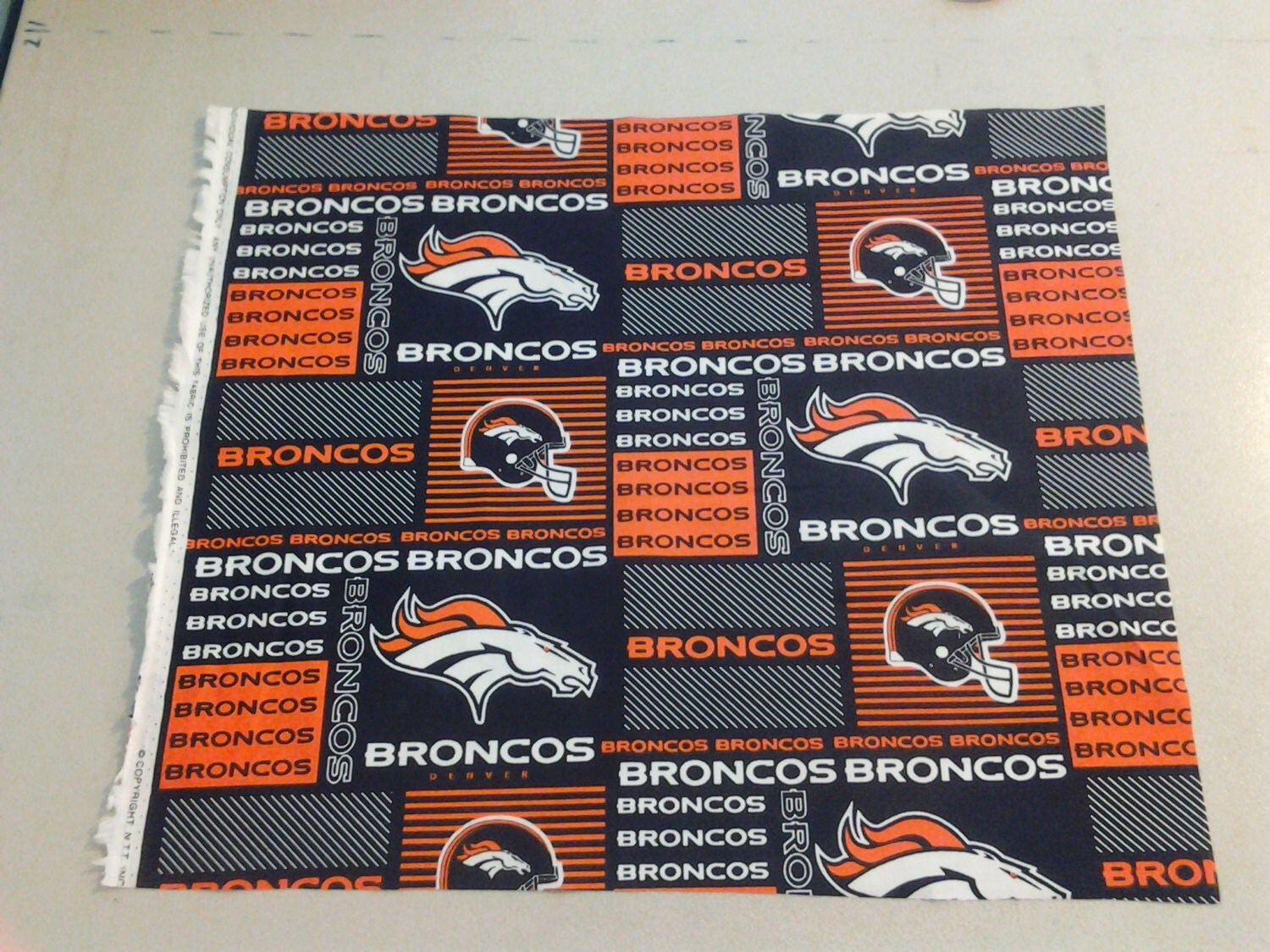Denver Broncos Fabric 247205