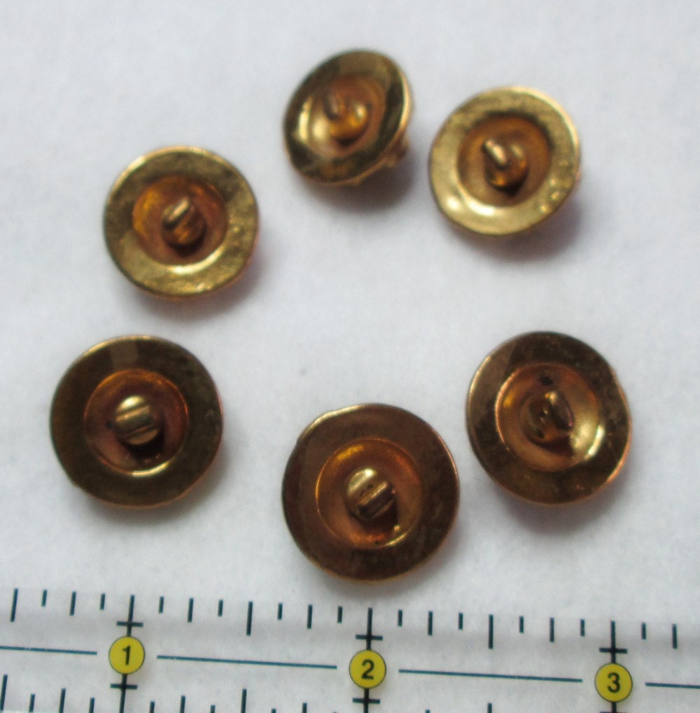 6 Rose Buttons from SonomaStreet on Etsy Studio