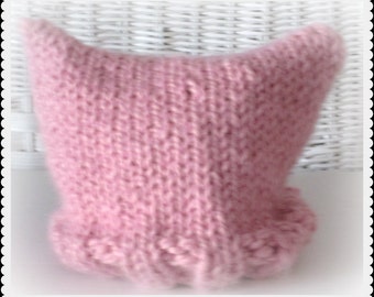 PussyCat Hat, Woman's Protest Pussyhat, Pink Cat Beanie, Kitty Hat,