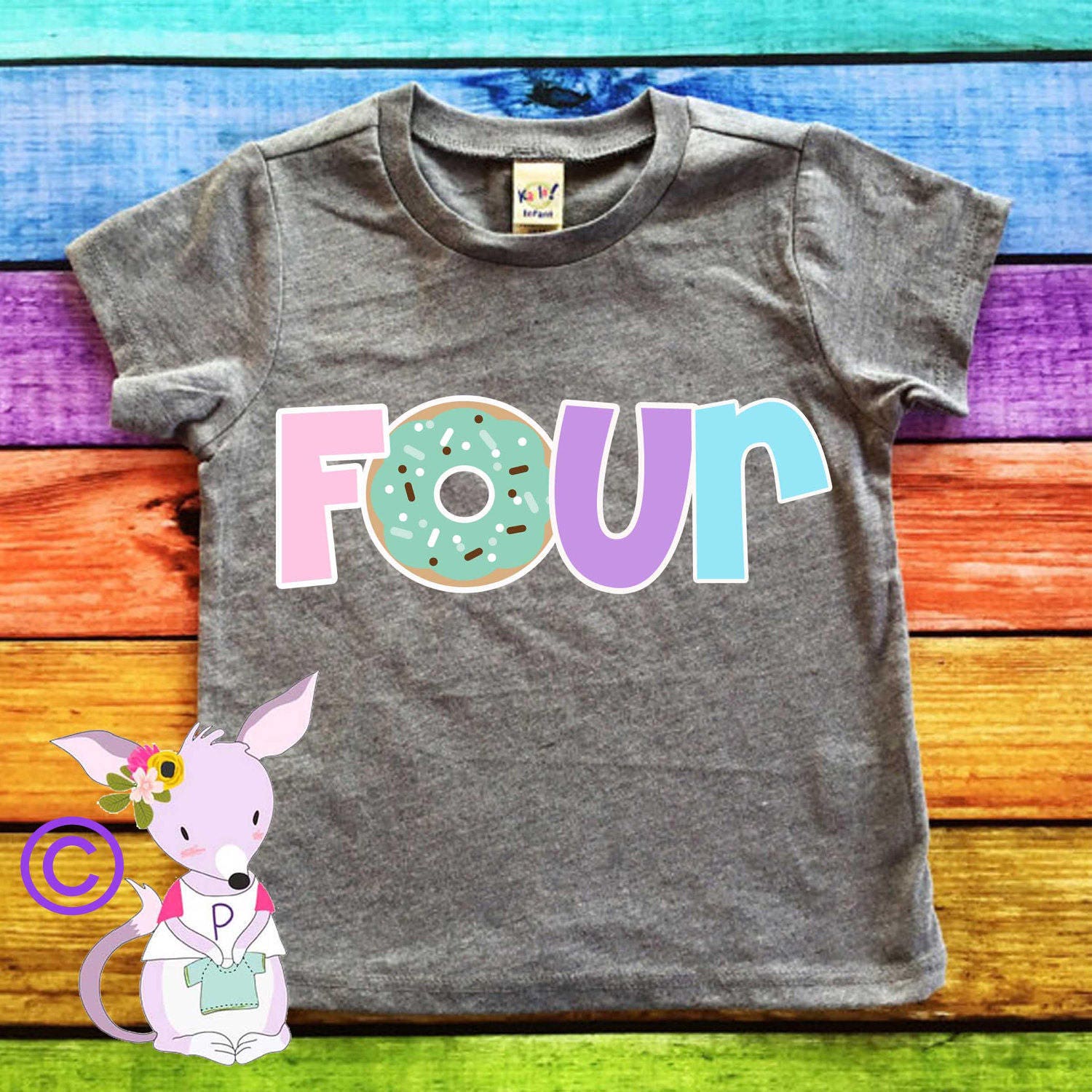 donut party t shirt