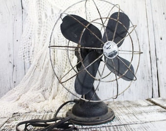 Vintage Westinghouse Fan, Iron Base, Non-working