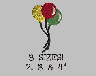 Buy 1 Get 1 Free! Balloon Embroidery Design Mini Balloon Embroidery Design Small Balloon Digital Design Birthday Embroidery Design Party