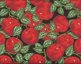 Vintage Apple Print Fabric (1 yard(