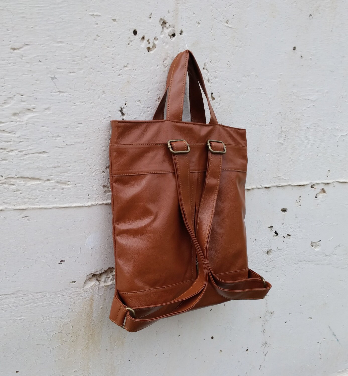 Vegan Leather backpack women laptop backpack backpack to