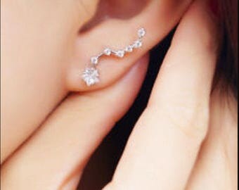 Little dipper constellation earring
