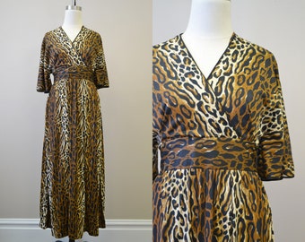 1970s Dela-Ann Leopard Loungewear