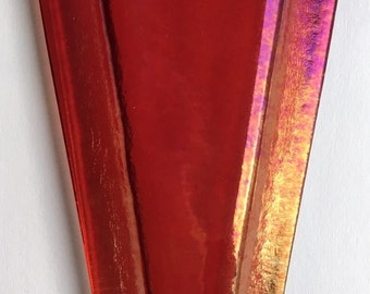 Small Fused Glass Walk Vase