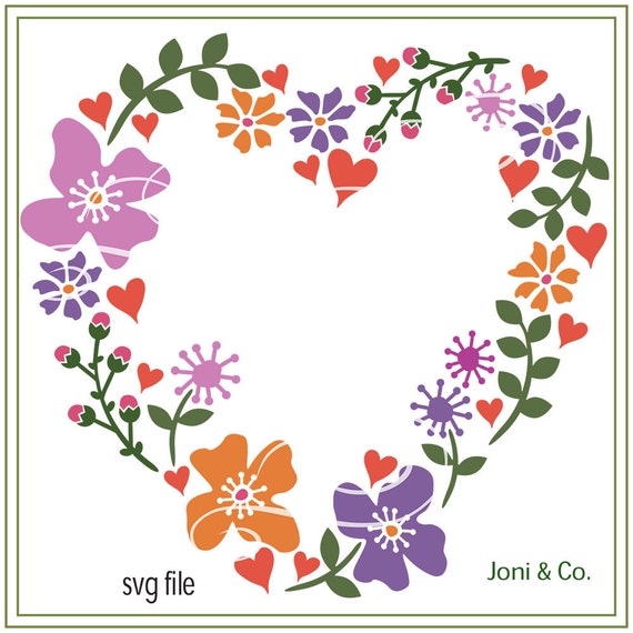 Free Free 86 Flower Heart Svg SVG PNG EPS DXF File