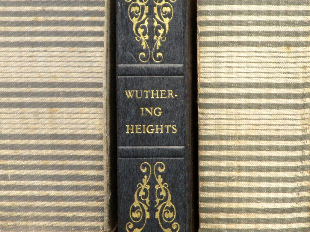 Wuthering Heights vintage book faux leather bound Emily Bronte