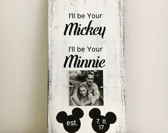 Disney wedding sign, Disney wedding gift, farmhouse sign, wedding shower gift. bride to groom gift, gift under 50, custom wedding gift