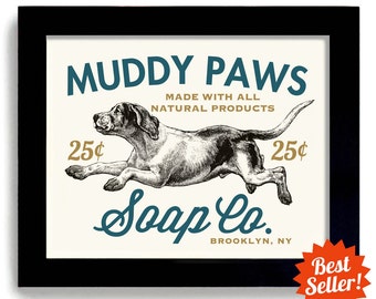 Laundry Room Decor Dog Art Laundry Sign Bathroom Wall Art Kitchen Art Mud Room Dog Wash Laundry Sign Washing Machine Laundry Soap Art