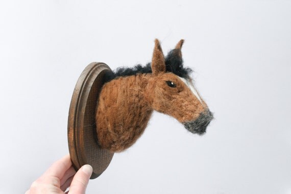 Felted Wool Horse