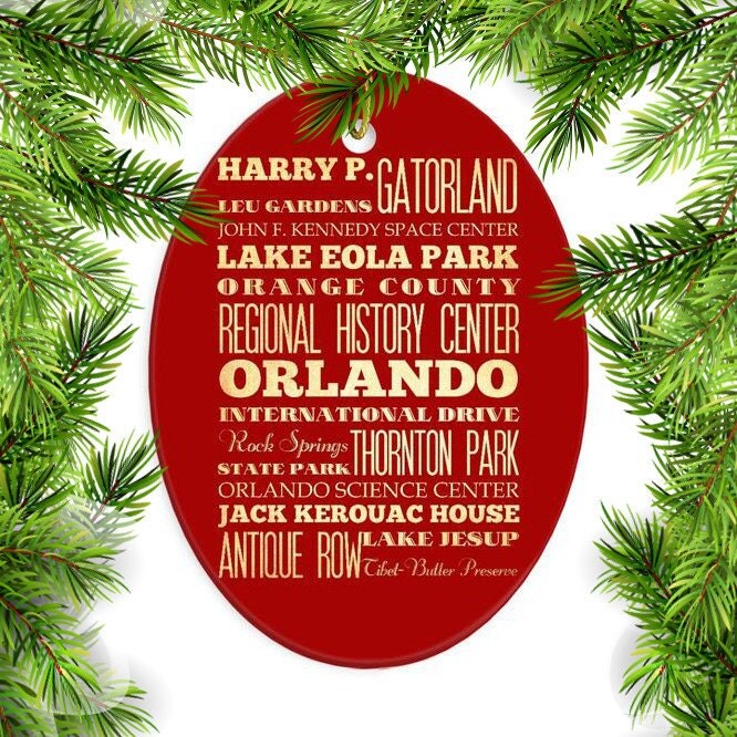 orlando florida christmas ornament by legacyhouseart on etsy orlando florida christmas ornament by legacyhouseart on etsy
