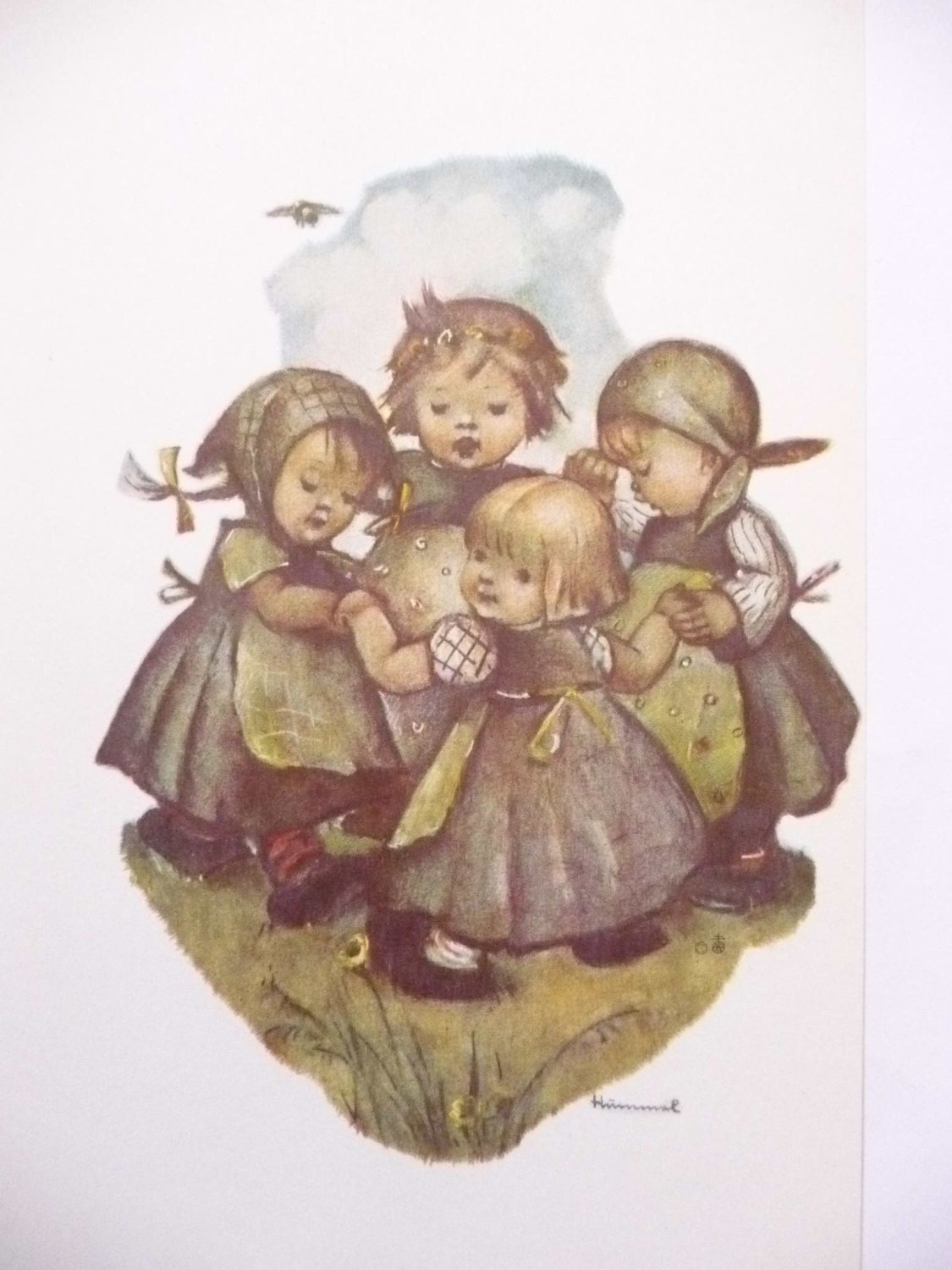 Hummel German Art Prints Set of Four